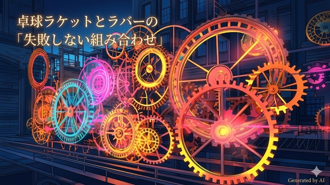 【卓球】ラケットとラバーの「相性学」｜論理的に導き出す4つの最適パターン