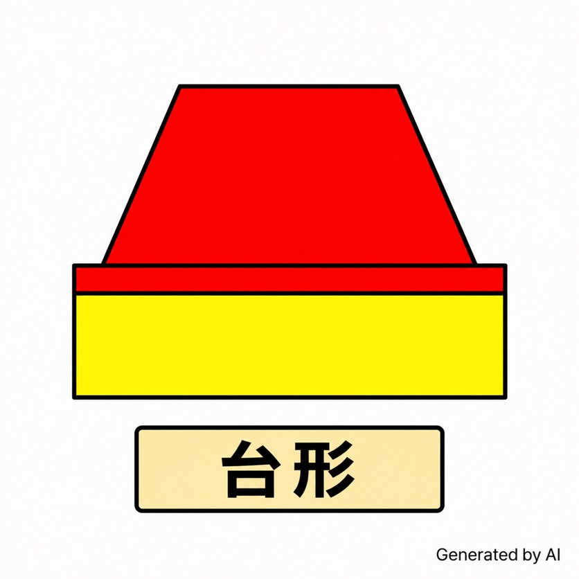 卓球ラバーの表ソフトラバーの粒形状：台形