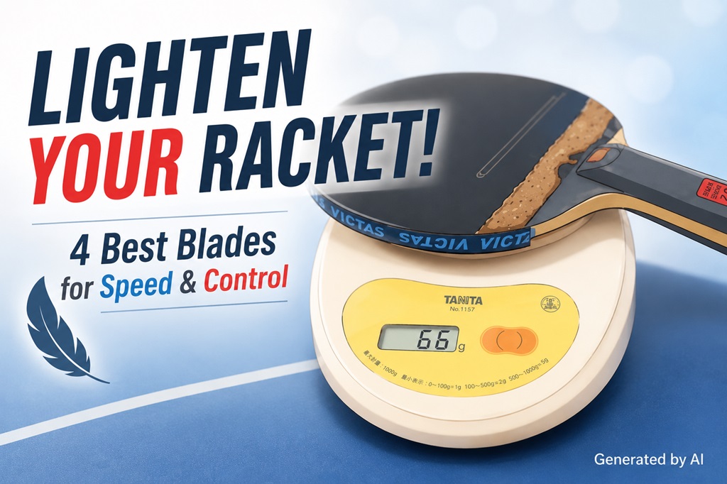 Table Power Lining Racket Lightweight Table Tennis Rackets: 4 Best Picks for Better Control