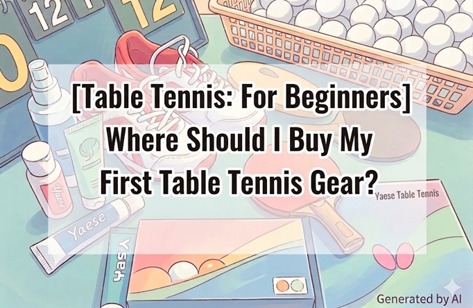 [Table Tennis: For Beginners] Where Should I Buy My First Table Tennis Equipment?