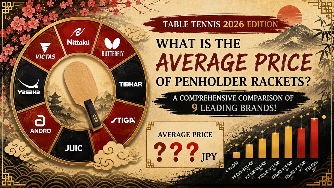 2026 table tennis penhold blade price comparison chart by manufacturer