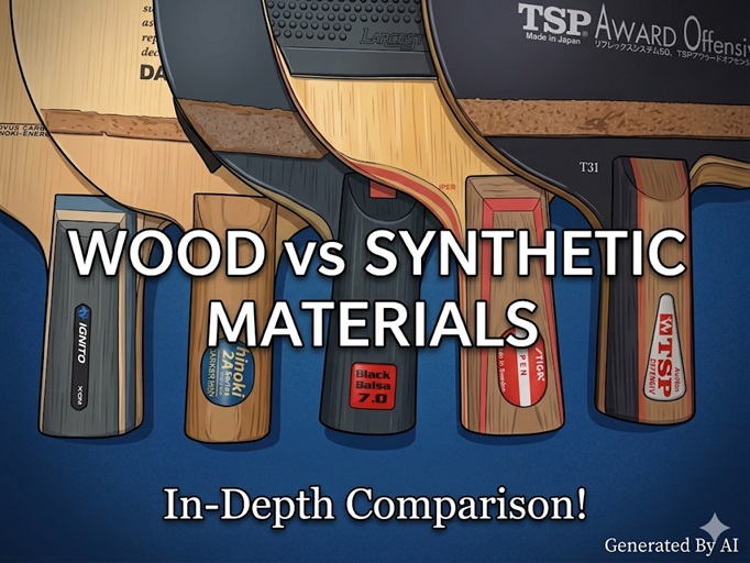 [Table Tennis] Wood vs. Synthetic Rackets: Which is Better? A Comprehensive Guide to Performance and Selection