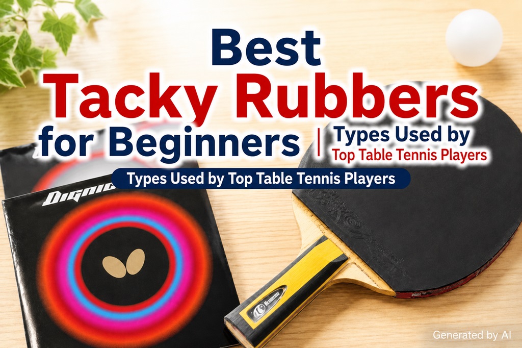 Best tacky rubbers for beginners table tennis featured image