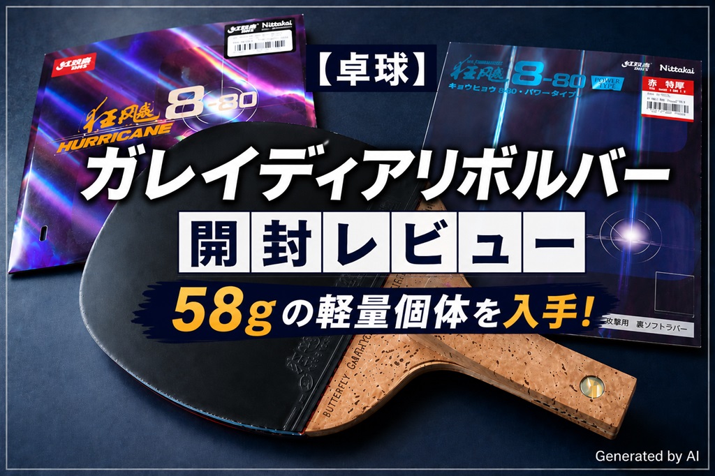 ガレイディア リボルバー開封レビュー｜58gの軽量個体を入手