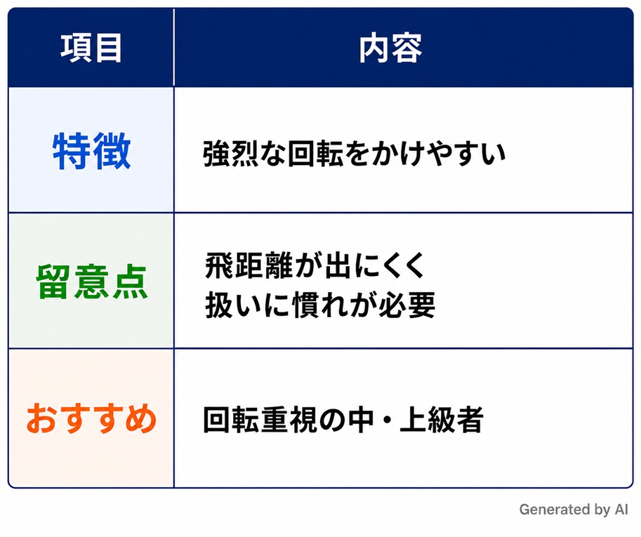 中国製粘着ラバーの特徴、留意点、おすすめしたい選手の一覧
