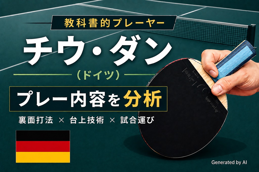 卓球　チウ・ダン選手のプレーを分析