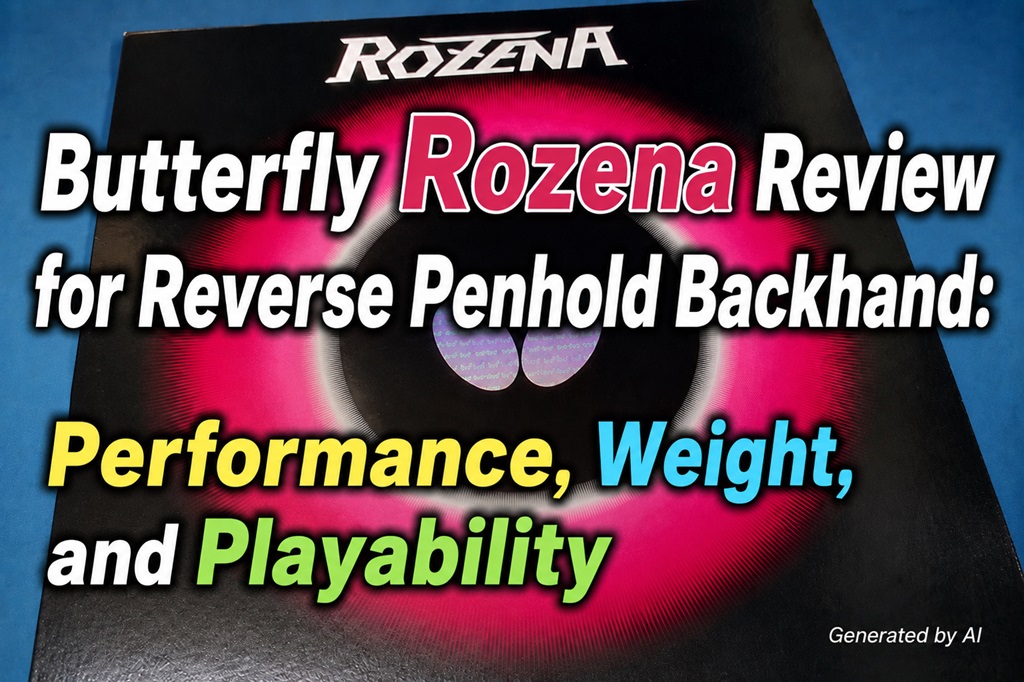 Butterfly Rozena for reverse penhold backhand: performance, weight, and playability